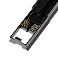 Однофазный трек 2TRA шина, TR-02, 1м, усиленный, накладной, черный Однофазный трек 2TRA шина, TR-02, 1м, усиленный, накладной, черный