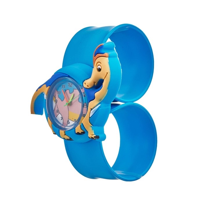 Часы наручные кварцевые детские "Динозавр", ремешок силикон