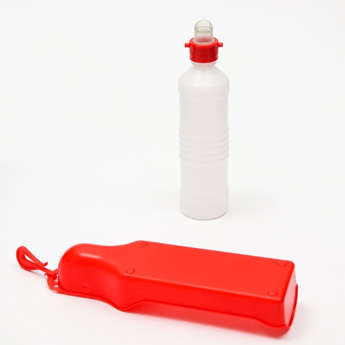 Поилка прогулочная 500 мл, красная Поилка прогулочная 500 мл, красная