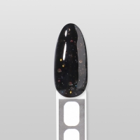 Гель лак для ногтей &laquo;SHINE COLOR&raquo;, 3-х фазный, 8 мл, LED/UV, цвет чёрный