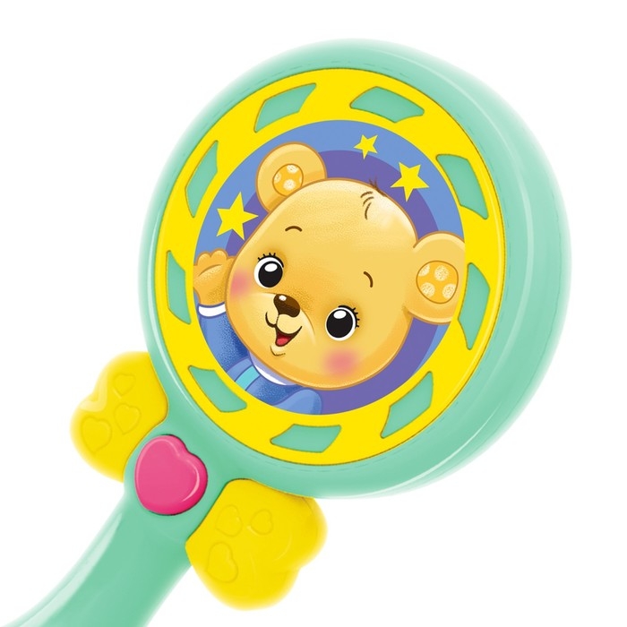 Музыкальная игрушка &laquo;Мишка Роро&raquo;, со световыми и звуковыми эффектами, цвет голубой