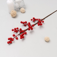 Декор ветка "Веточка калины" 1,5х80 см Декор ветка "Веточка калины" 1,5х80 см