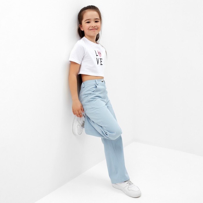 Джинсы для девочки KAFTAN р. 30 (98-104 см), голубой
