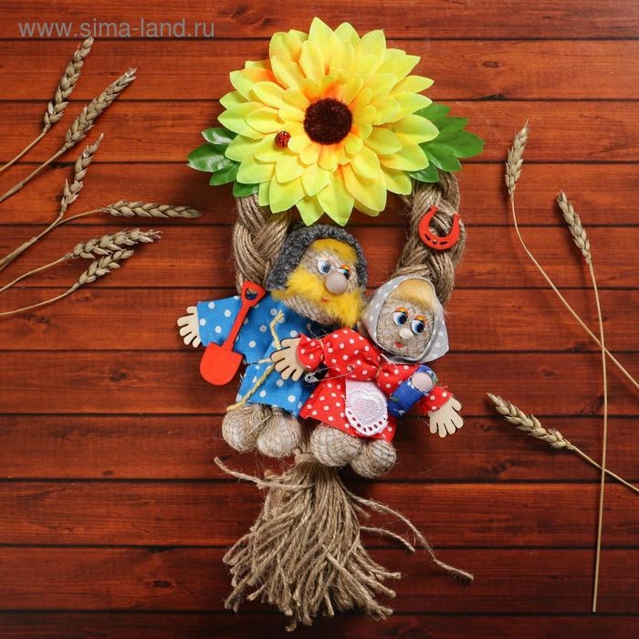 Оберег &laquo;Неразлучника&raquo;, коса изобилия, микс