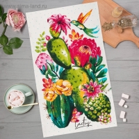 Полотенце кухонное &laquo;Кактусы&raquo; 35х60 см