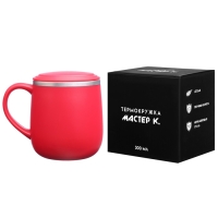 Термокружка, 300 мл, Поход "Мастер К", красная Термокружка, 300 мл, Поход "Мастер К", красная