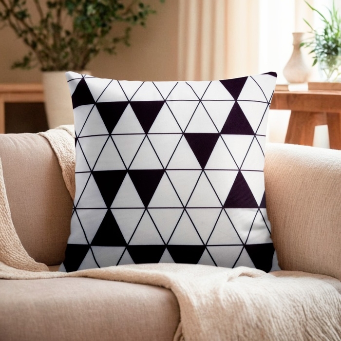 Наволочка декоративная Этель Геометрия &laquo;Мозаика&raquo; 40х40 см, велюр