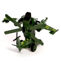 Робот &laquo;Вертолёт&raquo;, инерционный, трансформируется при столкновении