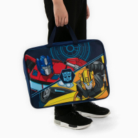 Папка с ручками текстильная А4, 350х270х100 мм, Трансформеры Папка с ручками текстильная А4, 350х270х100 мм, Трансформеры