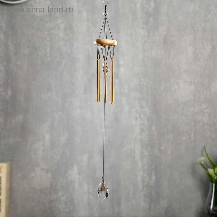 Музыка ветра металл, пластик Музыка ветра металл, пластик "Кристаллы" 6 трубок МИКС 30х6х6 см