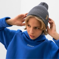 Шапка детская MINAKU, р-р 48-52, цвет серый-меланж Шапка детская MINAKU, р-р 48-52, цвет серый-меланж