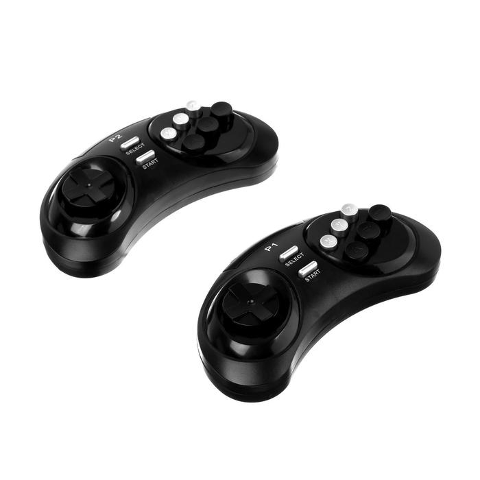 Игровая приставка Sega Retro Genesis Modern Wireless,16 Bit, 2 беспр. джойст.,170 игр,черная