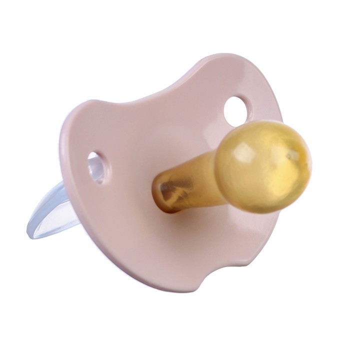 Соска - пустышка латексная классическая &laquo;Зайка&raquo;, от 3 мес., цвет розовый