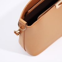 Сумка кросс-боди на молнии, цвет бежевый Сумка кросс-боди на молнии, цвет бежевый
