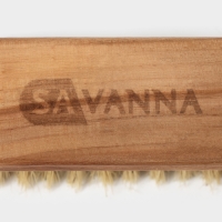 Щётка для обуви SAVANNA, 10×3,5 см, 59 пучков, натуральный волос Щётка для обуви SAVANNA, 10×3,5 см, 59 пучков, натуральный волос