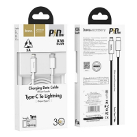 Кабель Hoco X36, Type-C - Lightning, 3 А, 1 м, PD, белый Кабель Hoco X36, Type-C - Lightning, 3 А, 1 м, PD, белый