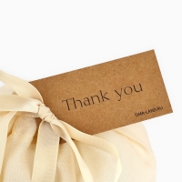 Мешок из хлопка &laquo;Спасибо&raquo;, 13 &times; 18 см