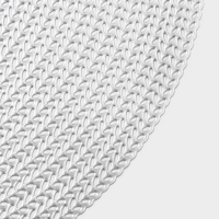 Салфетки сервировочные на стол Доляна &laquo;Тринити&raquo;, d=38 см, 4 шт, цвет серебро