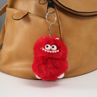 Пушистик на кольце "Монстр зубастик" красный 10х8х8 см Пушистик на кольце "Монстр зубастик" красный 10х8х8 см