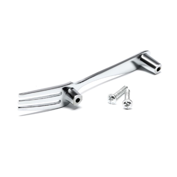 Ручка-скоба "Вилка" CAPPIO RSC002, м/о 76 мм, цвет хром