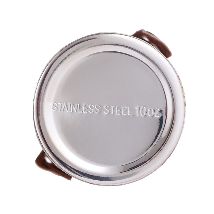 Фляжка для алкоголя и воды, 300 мл, Фляжка для алкоголя и воды, 300 мл, "Лучший рыбак", нержавеющая сталь, 3 стопки по 30 мл