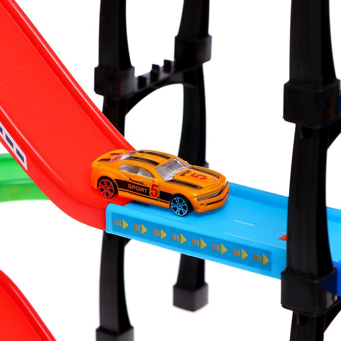 Гараж «Мегапаркинг», 3 металлические машины, аксессуары Гараж «Мегапаркинг», 3 металлические машины, аксессуары