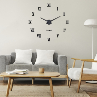 Часы настенные интерьерные большие, 3d "Лорье", бесшумные, наклейка, d-120 см Часы настенные интерьерные большие, 3d "Лорье", бесшумные, наклейка, d-120 см