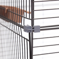 Клетка для птиц "Пижон" №104-Б, разборная, 2 секции, 58 х 40 х 88см, бежевая Клетка для птиц "Пижон" №104-Б, разборная, 2 секции, 58 х 40 х 88см, бежевая