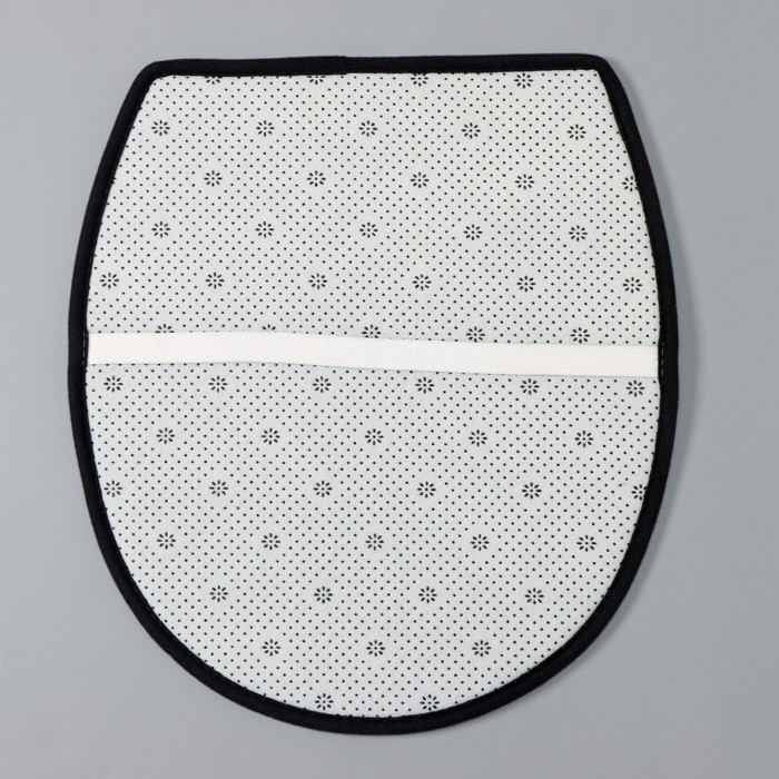 Набор ковриков для ванны и туалета Доляна &laquo;Мрамор&raquo;, 3 шт: 50&times;80, 45&times;50, 38&times;43 см, цвет серый