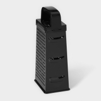 Тёрка четырёхгранная Доляна &laquo;Тёмная ночь&raquo;, 21 см, цвет ручки МИКС