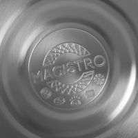 Чайник со свистком из нержавеющей стали Magistro Stone, 2,7 л, ручка soft-touch, индукция, цвет чёрный Чайник со свистком из нержавеющей стали Magistro Stone, 2,7 л, ручка soft-touch, индукция, цвет чёрный