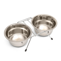 Набор из 2 мисок на подставке, 2 х 800 мл Набор из 2 мисок на подставке, 2 х 800 мл