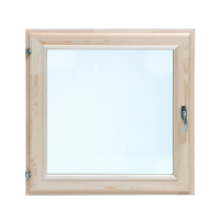 Окно, 60&times;60см, двойное стекло ХВОЯ