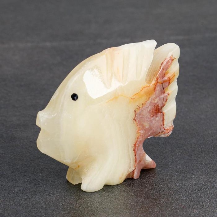 Сувенир &laquo;Рыба&raquo;, 6,3 см, оникс