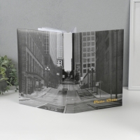 Фотоальбом на 200 фото 10х15 см "Улицы мегаполиса" бумажные листы 32,5х5х22 см
