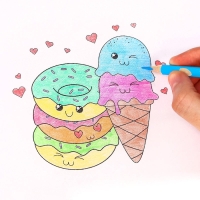 Цветные карандаши, 12 цветов, трехгранные, Синий трактор Цветные карандаши, 12 цветов, трехгранные, Синий трактор