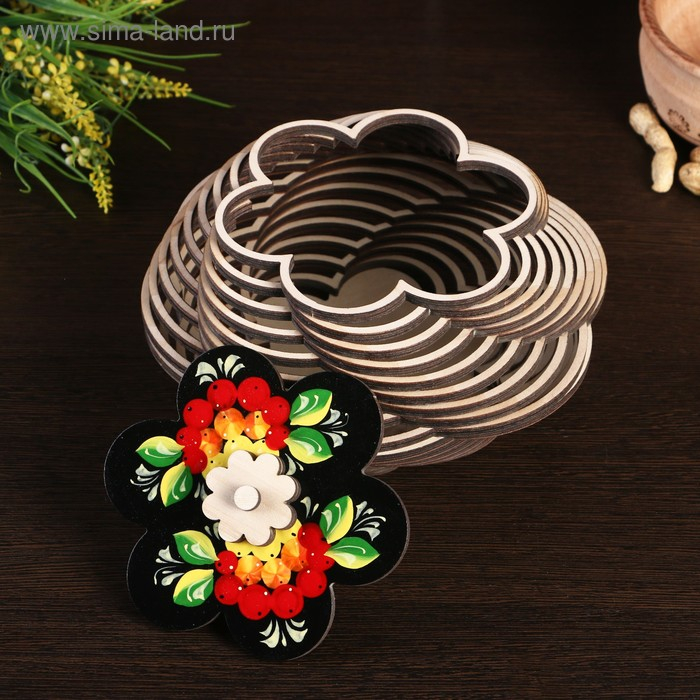 Конфетница Конфетница "Ягоды", фигурная, d=19,5 см