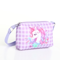 Сумка детская для девочки на молнии, цвет сиреневый Сумка детская для девочки на молнии, цвет сиреневый