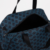 Сумка дорожная на молнии, 2 наружных кармана, длинный ремень, цвет синий Сумка дорожная на молнии, 2 наружных кармана, длинный ремень, цвет синий