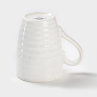 Кружка фарфоровая Magistro Urban, 320 мл, цвет белый