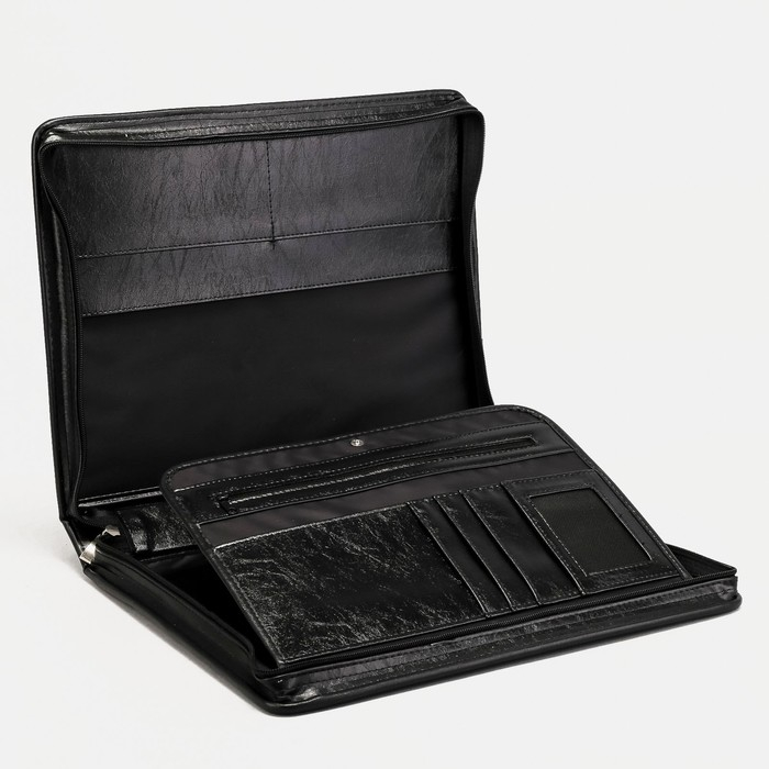 Папка для документов &laquo;Алекс&raquo;, А4, цвет чёрный