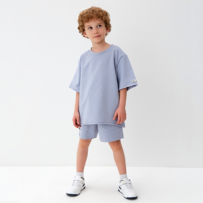 Футболка детская KAFTAN, р. 30 (98 - 104 см), серый