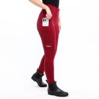 Бриджи для верховой езды Taya equestrianism цвет бордовый, размер 38, TL1