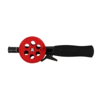 Удочка зимняя, ручка неопрен, длина 33 см, цвет красный, HFB-34