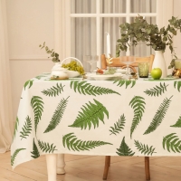 Скатерть Этель "Папоротник" 144х180+/-2см, репс 220 г/м2, 100% хл Скатерть Этель "Папоротник" 144х180+/-2см, репс 220 г/м2, 100% хл