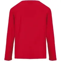 Футболка с длинным рукавом женская Monarch Women, красная, размер M