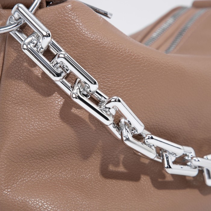 Сумка кросс-боди на молнии, цвет бежевый Сумка кросс-боди на молнии, цвет бежевый