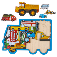 Головоломка &laquo;Машины&raquo;, размер 28х20 см