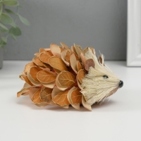 Сувенир "Ёжик в листьях" 12х11х6 см