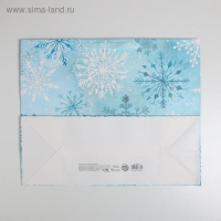 Пакет подарочный новогодний ламинированный &laquo;Морозный день&raquo;, XL 49 х 40 х 19 см, Новый год